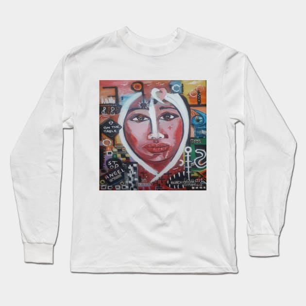 A Portrait Of Life Wall Art, Face Mask, Stickers, Totes Long Sleeve T-Shirt by DeniseMorgan